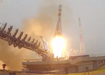 Lanzamiento de un satélite ruso