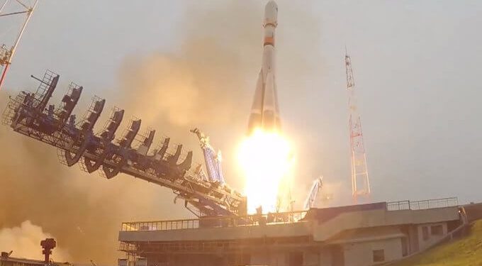 Lanzamiento de un satélite ruso