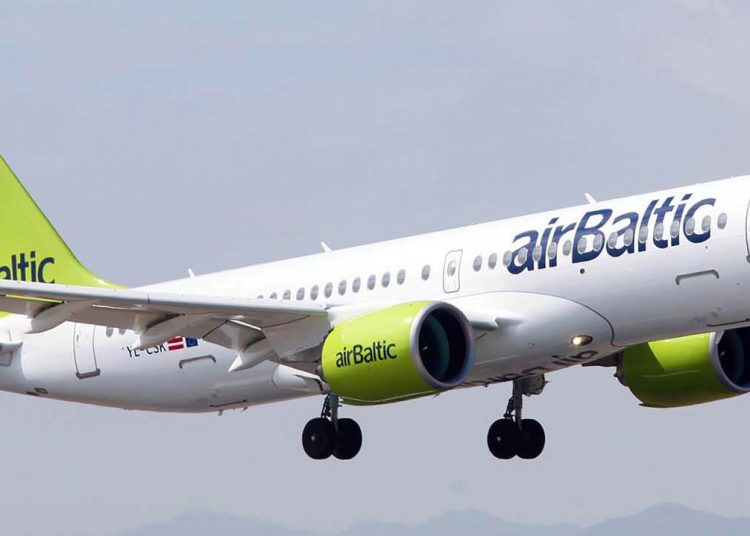 A220-300 de AirBaltic