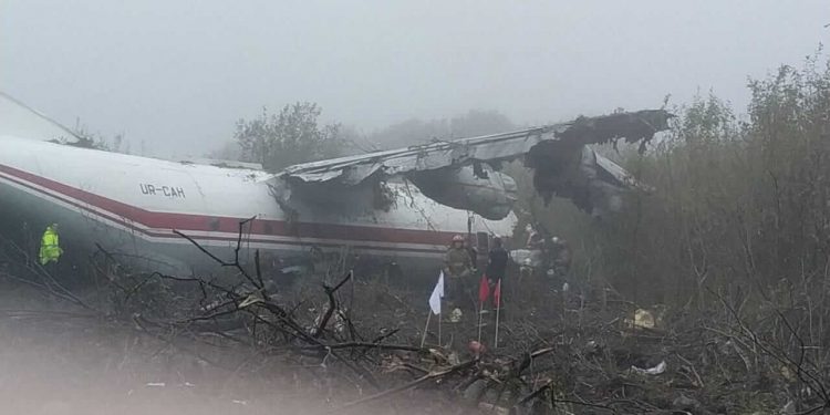Accidente de un avión de Vigo en Ucrania.