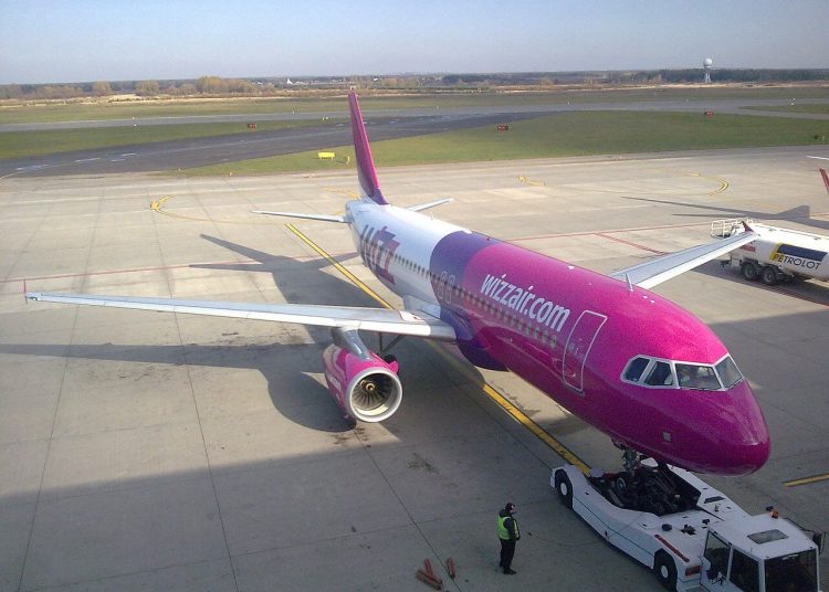 Una Airbus A320 de Wizz Air