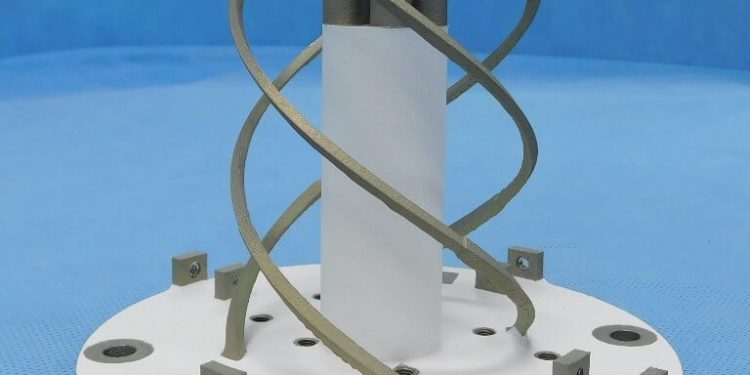 Hélice PROBA-3 fabricada en impresión metálica 3D