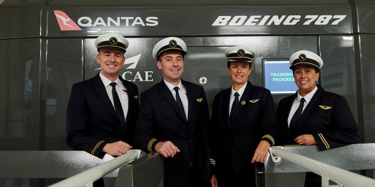 Simulacro vuelo Qantas