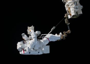 Astronautas en la ISS