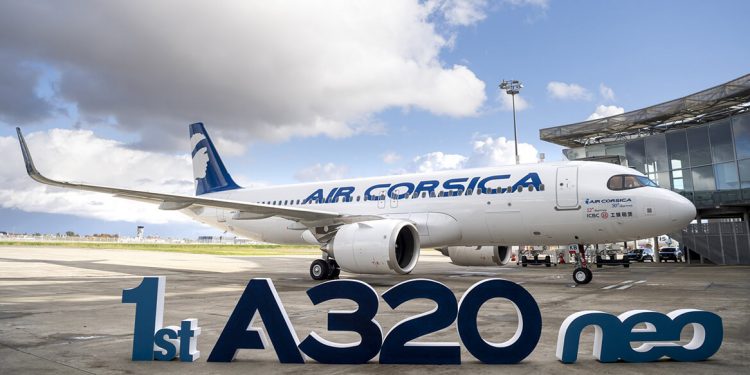 El A320neo de Air Corsica