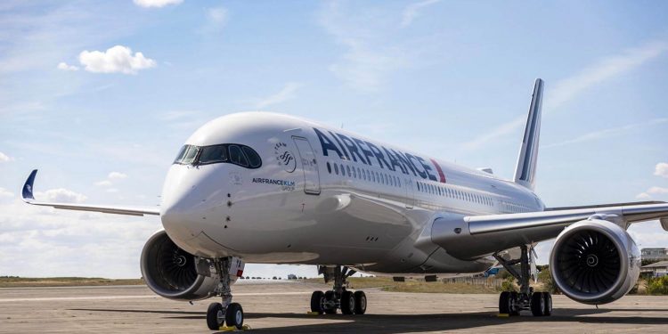 Un A350-900 de Air-France