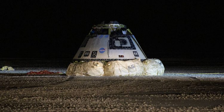 Aterrizaje del Starliner