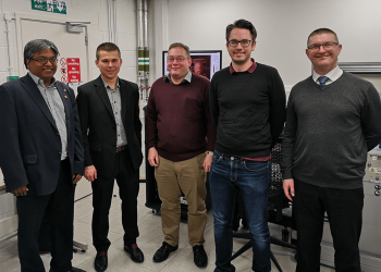 Investigadores que han participado en el proyecto de la nano barrera