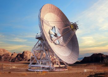 Antena de espacio profundo de la Nasa