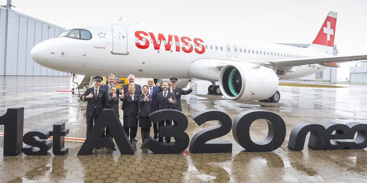 Primer A320neo de Swiss International Air Lines