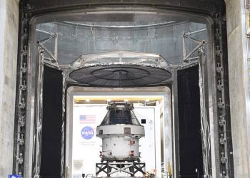 La nave espacial Orion para la misión Artemisa I