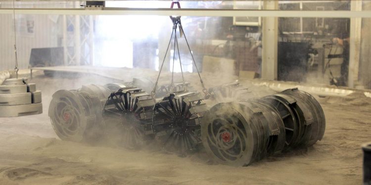 Robot excavador de la Nasa