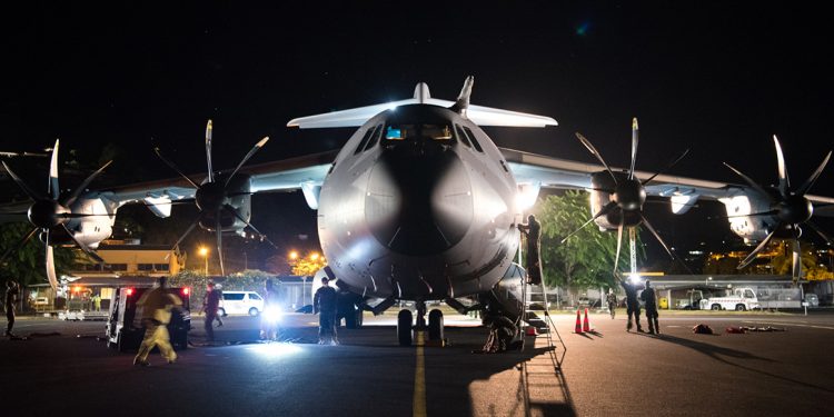 A400M de la Fuerza Aérea francesa