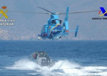 Helicóptero de la Agencia Tributaria
