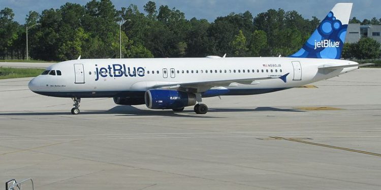 Un A320 de JetBlue en Orlando