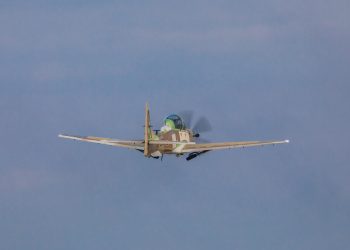 Vuelo inaugural del primer avión de ataque ligero A-29 Super Tucano de la Fuerza Aérea de Nigeria