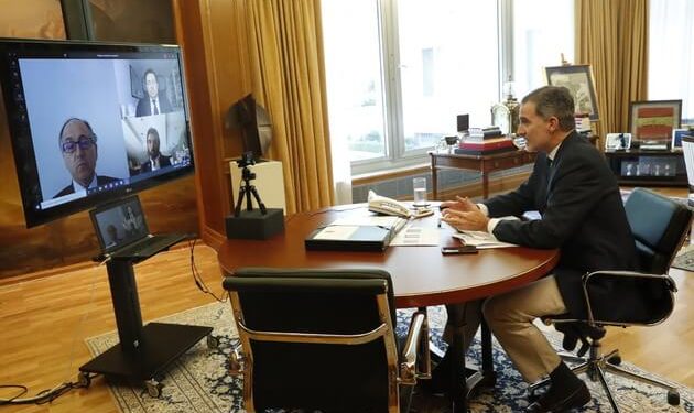 El Rey se reune con los representantes de ALA