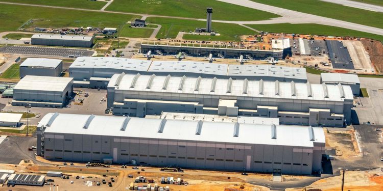 Fábrica de Airbus en Mobile (Alabama, EEUU)