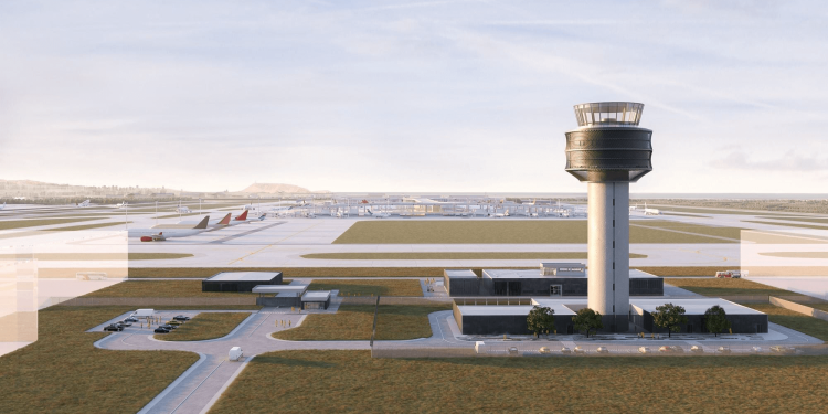 Torre de control del aeropuerto de Lima