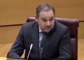 El ministro José Luis Ábalos en su comparecencia en el Congreso