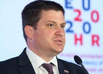 Oleg Butković, ministro de Transportes e Infraestructuras de Croacia y presidente del Consejo.