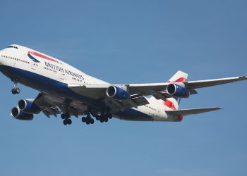 Un B747 de British Airways