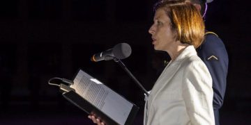 Florence Parly, ministra de Defensa de Francia.