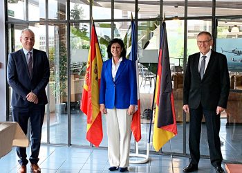 Reunión de los secretarios de Estado de Defensa de las tres naciones participantes en el proyecto NGWS/FCAS