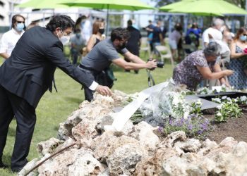 David Pérez y las victimas de Spainair en su aniversario