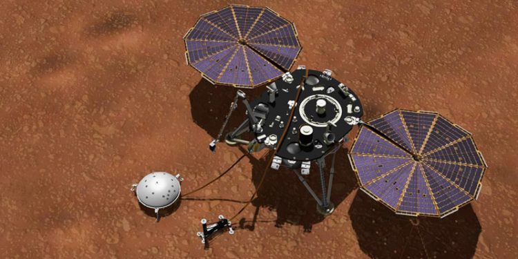 Dejaron de funcionar los sensores meteorológicos del módulo de aterrizaje marciano InSight