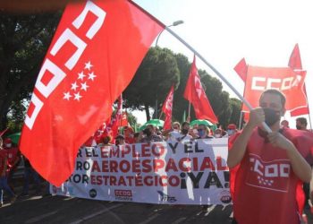UGT y CCOO mantienen la huelga general del sector aeronáutico convocada para el día 22