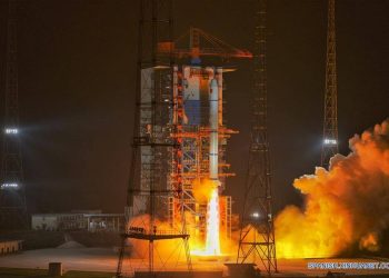China lanzó un grupo de satélites de teledetección