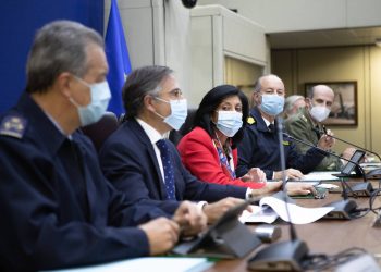 La secretaria de Estado de Defensa, Esperanza Casteleiro Llamazares, ha participado junto a sus homólogos de Francia y Alemania Joël Barre y Benedikt Zimmer respectivamente, en una reunión por videoconferencia