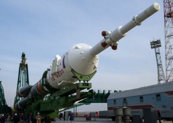 El lanzador Soyuz-2.1A con la nave espacial Soyuz MS-17 fue trasladado al complejo de lanzamientos