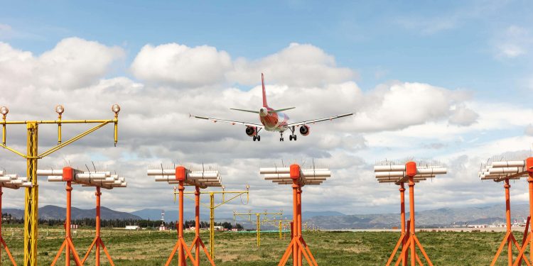 Aviones aterrizando