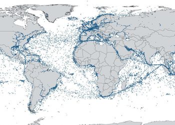 Mapa de las capturas del satélite ESAIL