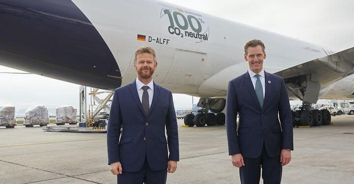 Lufthansa Cargo opera el primer vuelo de carga neutral en CO2