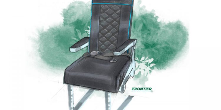 Frontier Airlines presenta un nuevo diseño de asiento un 30% más ligero