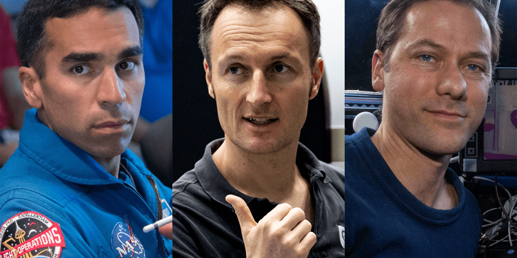 Astronautas que irán a la ISS