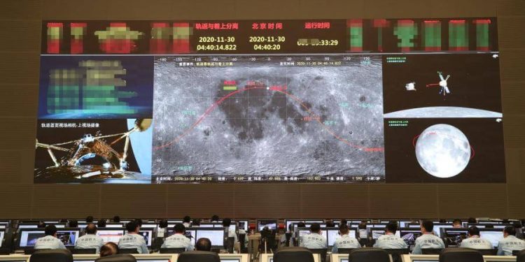 La sonda china Chang’e-5 llega a la Luna
