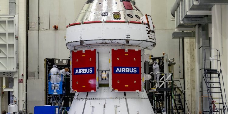 Entregado a la Nasa el primer módulo de servicio europeo para Artemisa