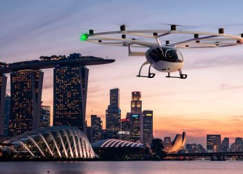 Volocopter lanzará servicios de taxi aéreo en Singapur en 2023