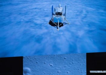 La Chang’e-5 china recoge muestras lunares durante dos días