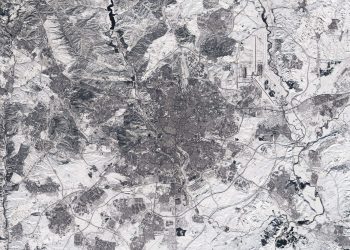 Madrid bajo la nieve