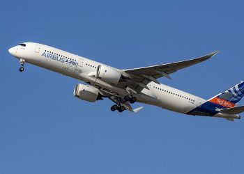 Un A350 convertido en laboratorio de pruebas