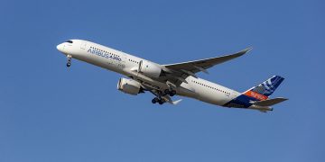 Un A350 convertido en laboratorio de pruebas