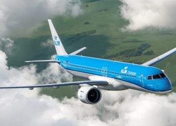 KLM recibe su primer E195-E2 de Embraer