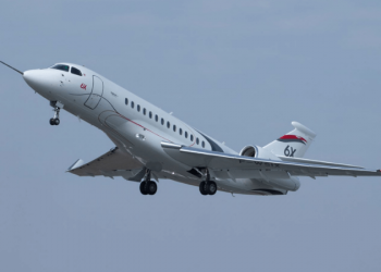 Falcon 6X completó su vuelo inaugural