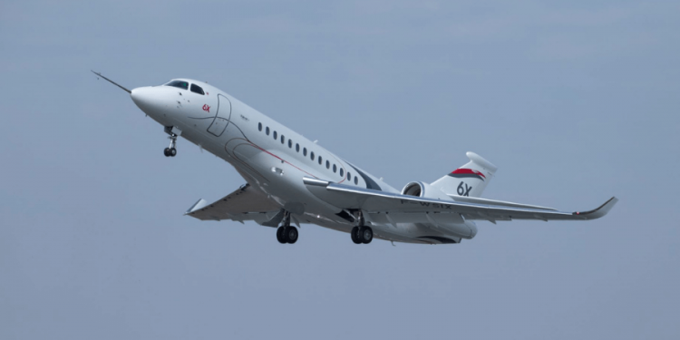 Falcon 6X completó su vuelo inaugural
