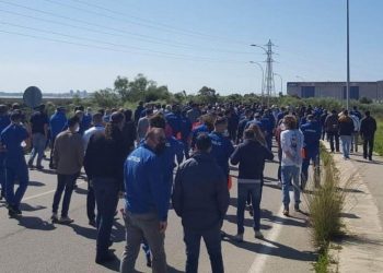 Manifestación de Airbus
